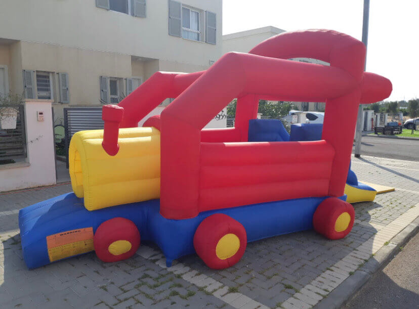 מתנפח לילדים רכבת אתגר