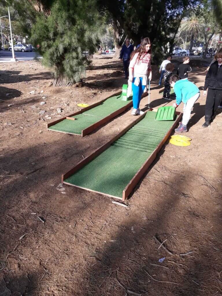 מסלול מיני גולף שמתאים לילדים